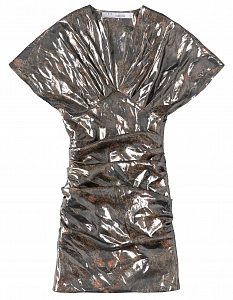Платье серебряное 